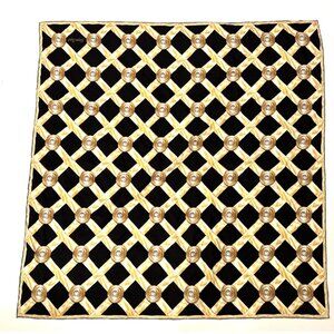 MIGNON FAGET 100% Silk Scarf 34 in x 34 in